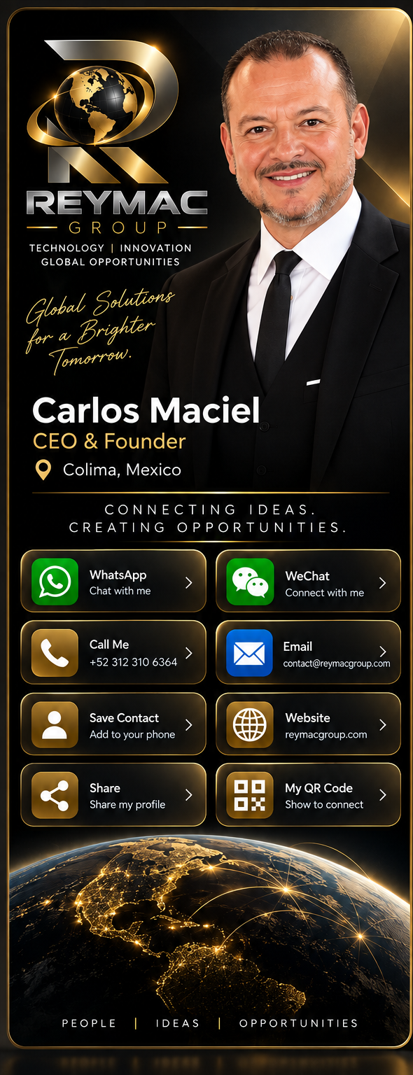 Carlos Maciel, CEO & Founder, REYMAC GROUP